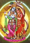 Radha Krishna Om Poster